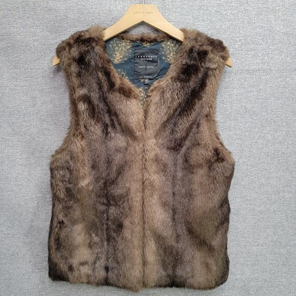 SANCTUARY COUTURE INSPIRED FAUX FUR VEST, SIZE S - Picture 1 of 6